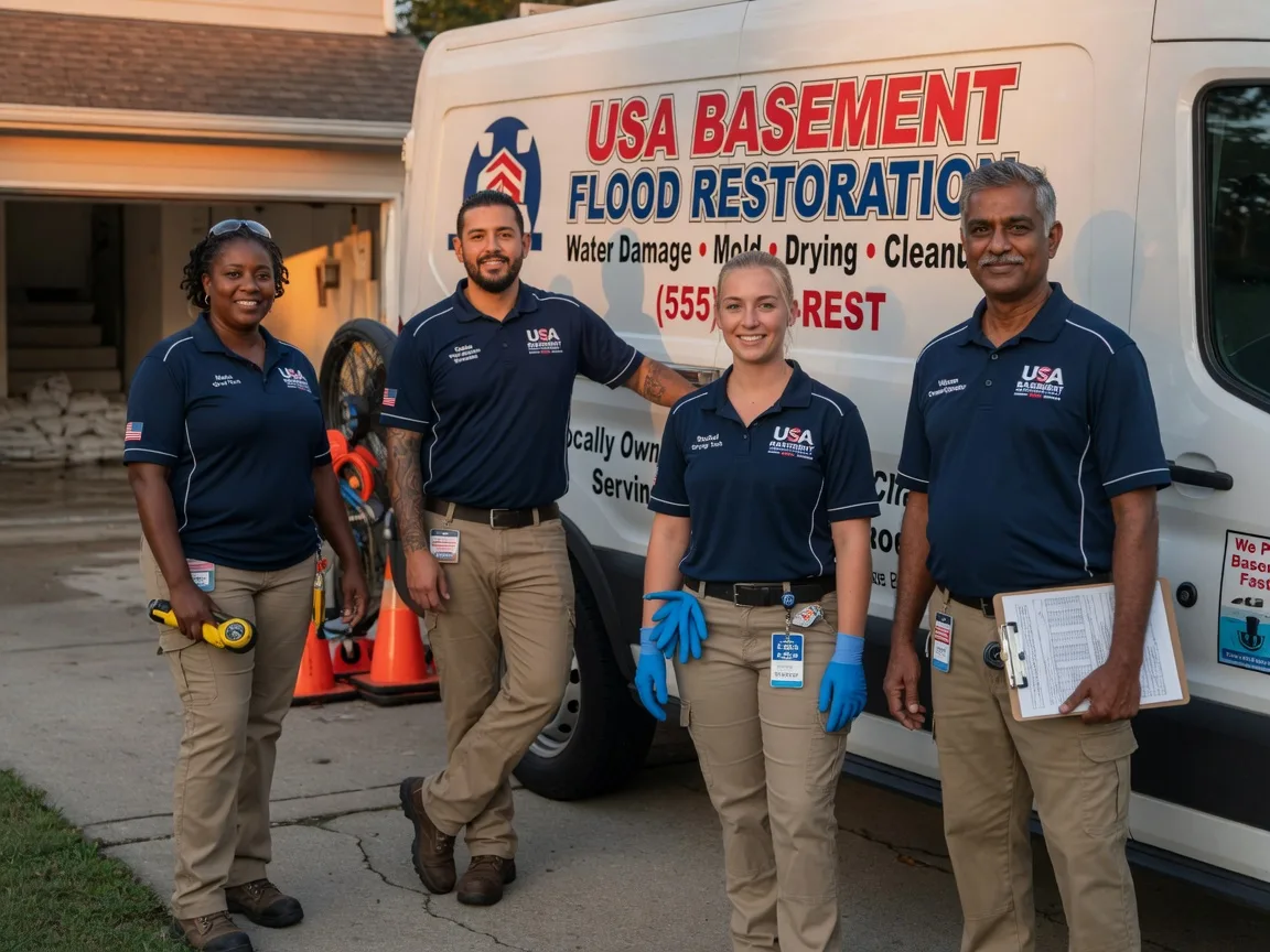 Basement Flood Cleanup company in Harwood, MD