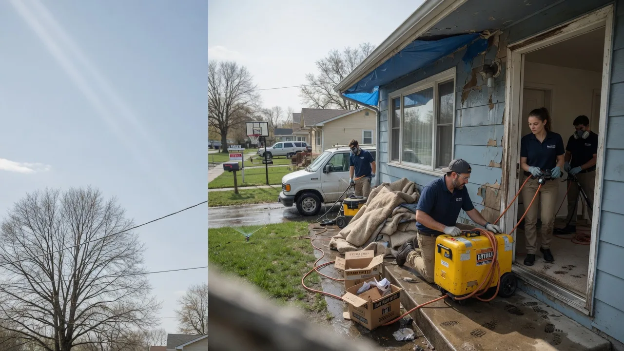 Basement Flood Cleanup in Harwood, MD near me